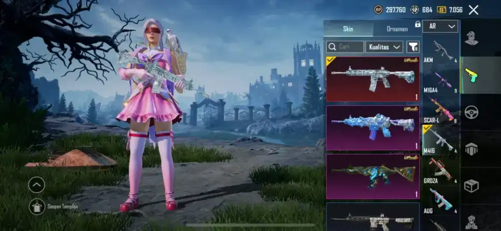 Jual akun PUBG MURAH sultan