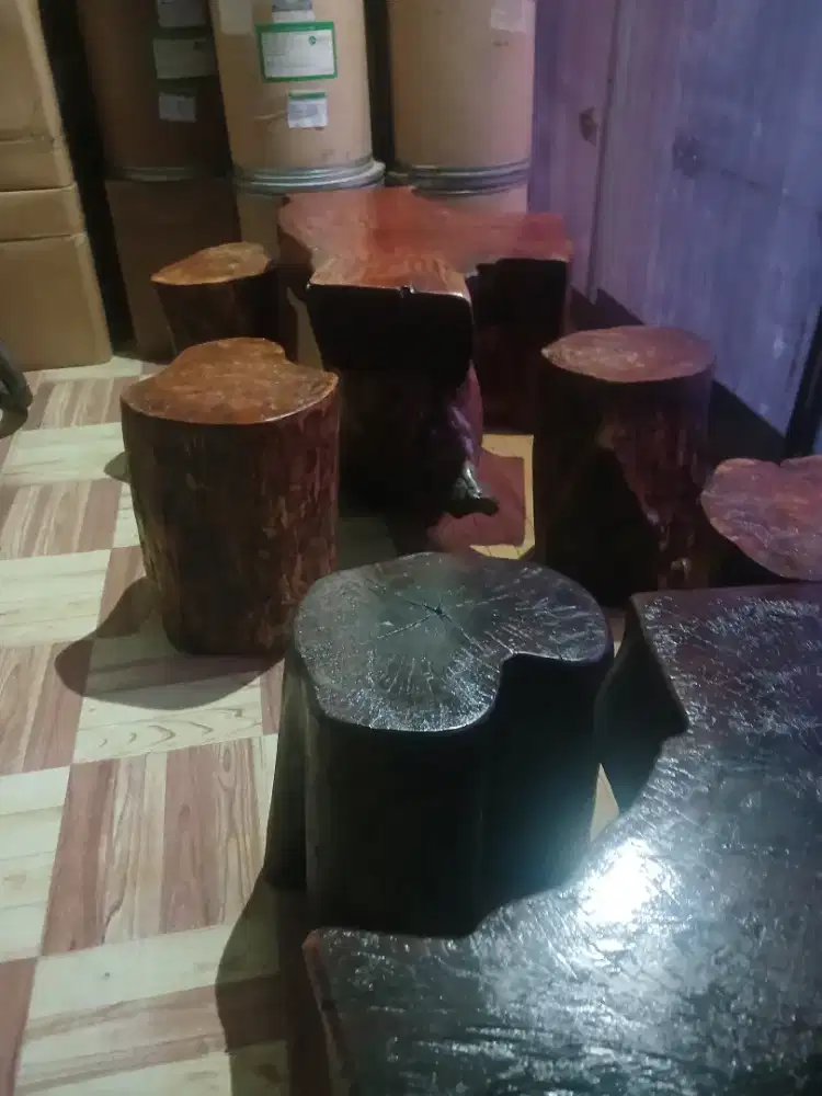 Meja klasik set plus tempat duduk awet juoz tebal mantap