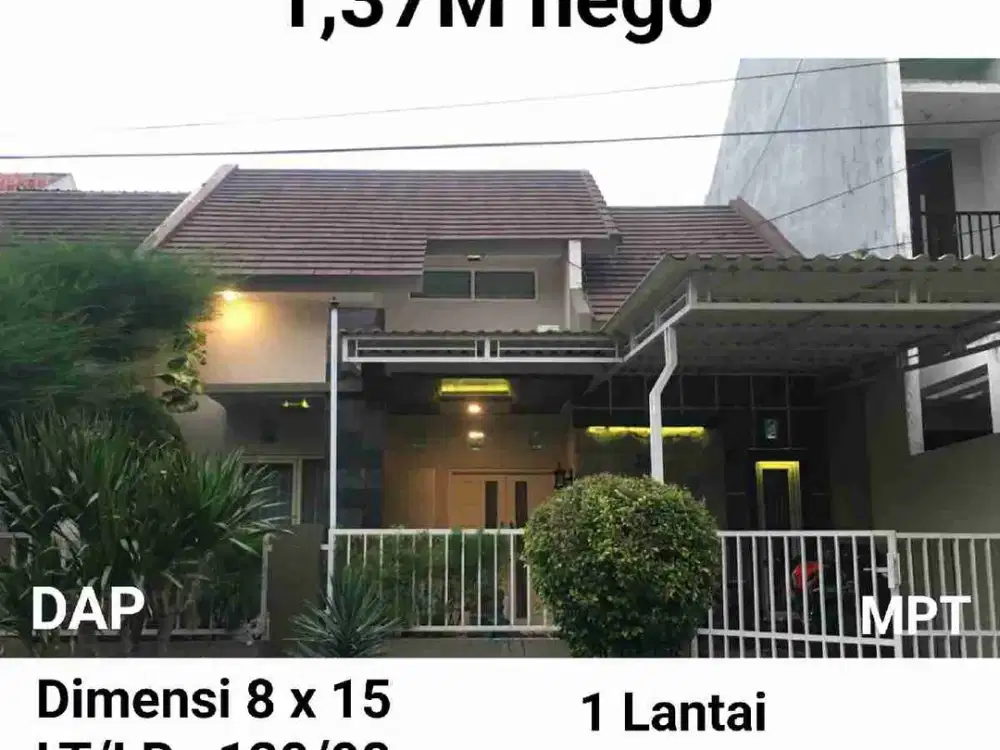 Rumah Dijual Sememi Benowo Surabaya Barat Sebelah JLLB Dekat Sekolah di 0 Jalan Raya Sememi