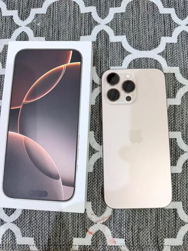 Iphone 16 Pro Max 256GB Desert Titanium Mulusssss Pollll