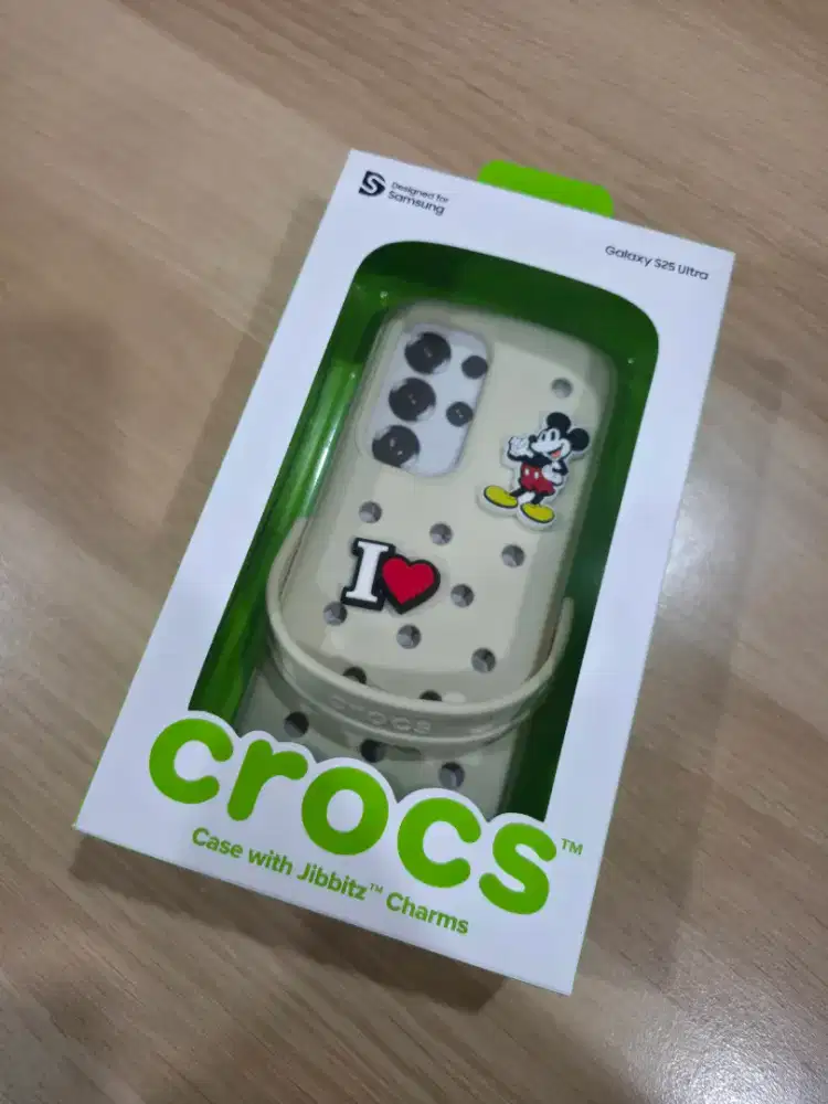 SAMSUNG X CROCS CASE WITH JIBBITZ GALAXY S25 ULTRA BUKA SEGEL LIKE NEW
