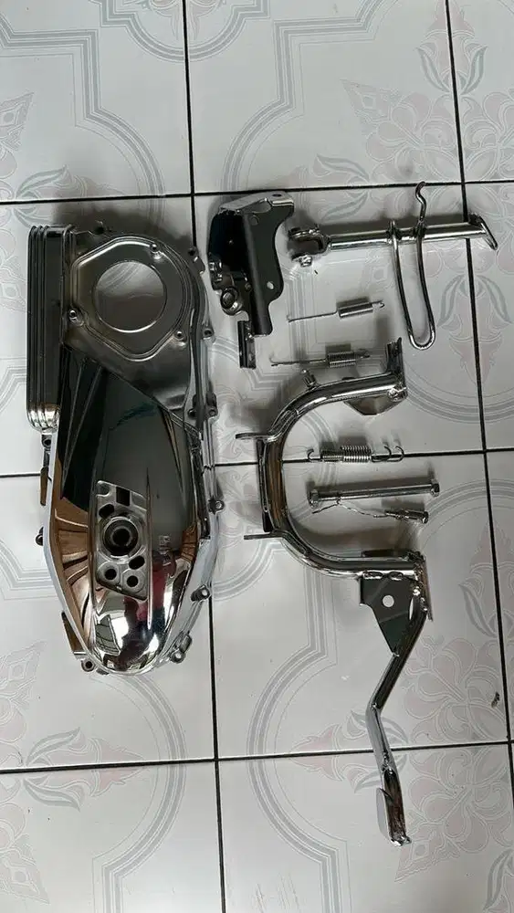 Part chrome standar bak cvt vespa matic sprint primavera Lx S Lxv
