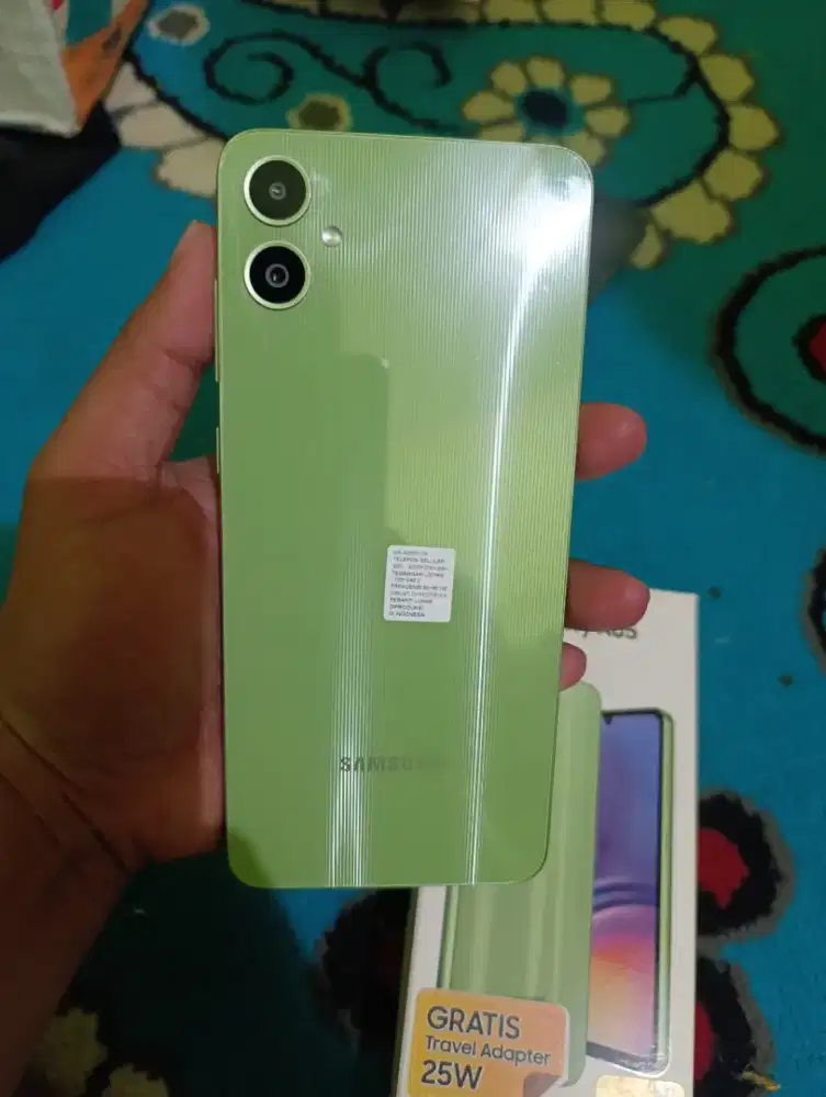 SAMSUNG A05 4GB/64GB, MULUS FULLSET, NO MINUS. LOKASI KOJA JAKBAR.