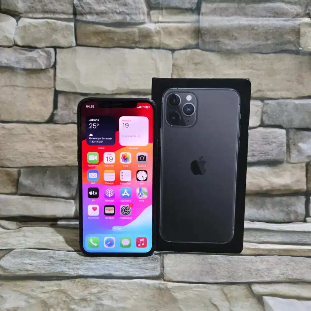 Iphone 11 Pro 64Gb ex inter BH 77% jaringan indosat dan Tri Fulset