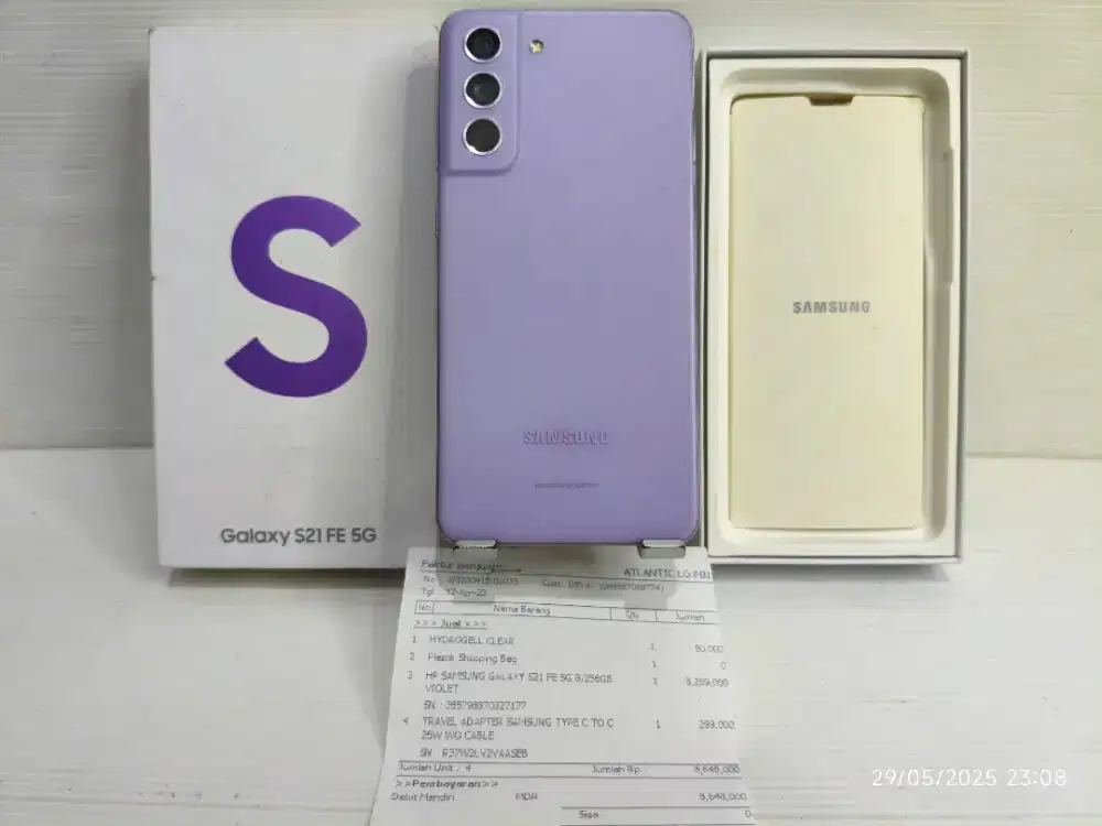 Samsung S21FE 8/256 Gb Mulus 97% Fullset Original Sein bisa TT/BT ya