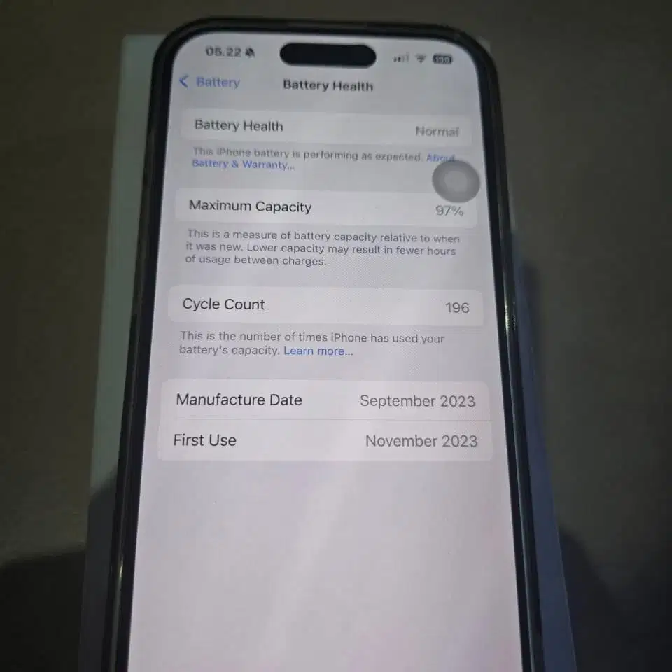 Iphone 15 pro 256gb ex ibox Blue