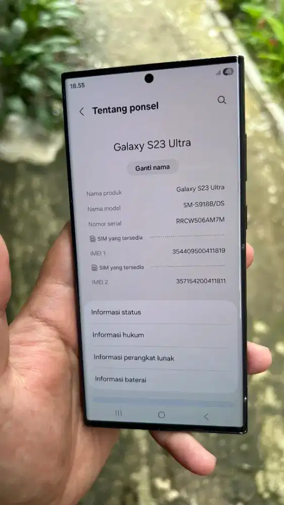 Samsung s23 ultra Ram 12/512 mulus