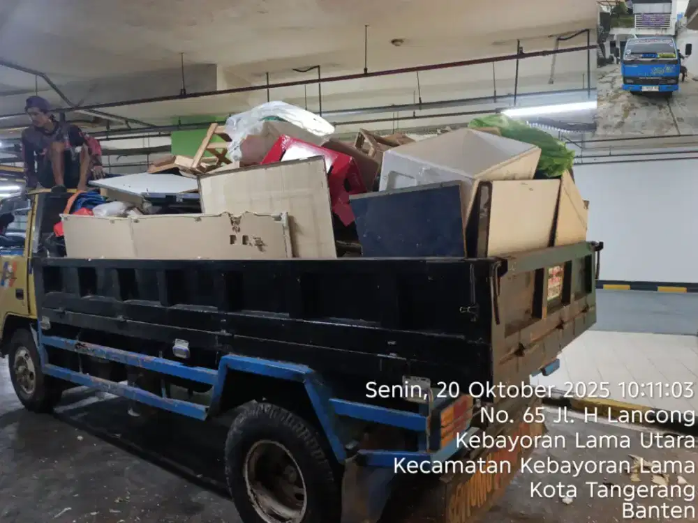 Jasa buang puing dan tanah