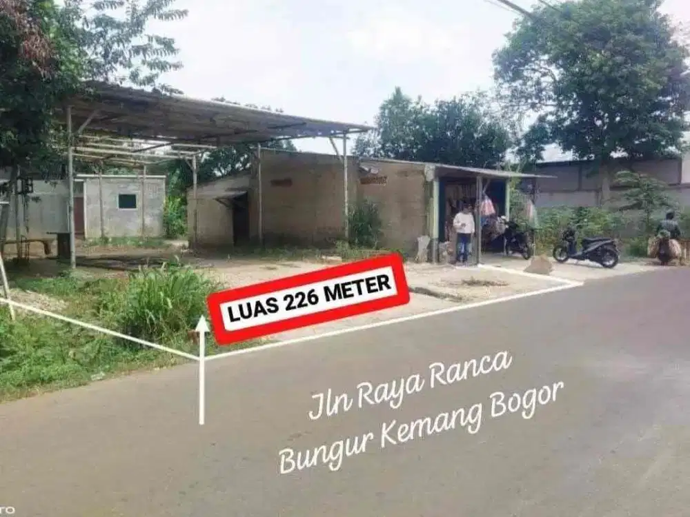 RUMAH MURAH DI PINGGIR JALAN ANGKOT DI CANDALI KEMANG KABUPATEN BOGOR