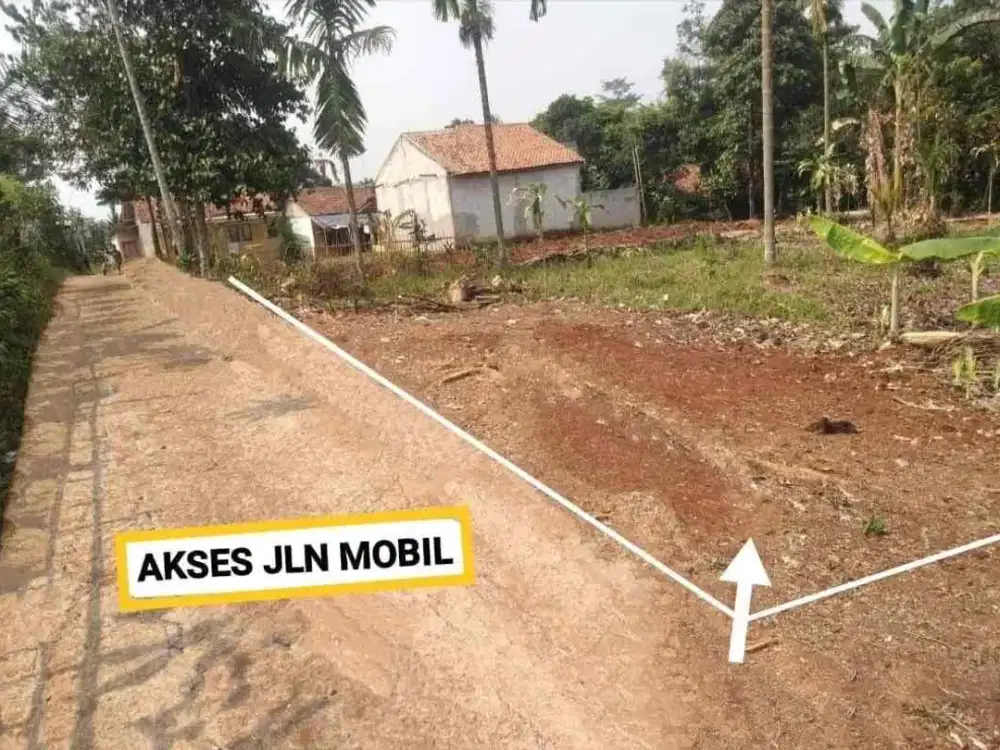 TANAH MURAH PINGGIR JALAN DI CIBEUTENG UDIK CISEENG HANYA 700 rb permeter