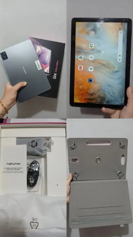 Dijual cepat tab advan a10 4/64 mulus