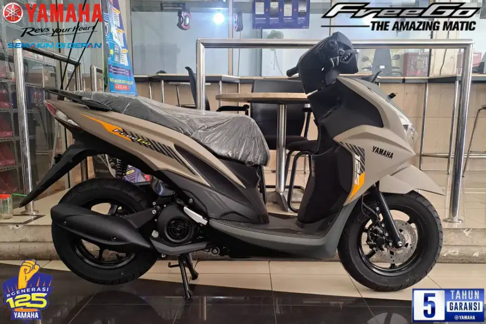 [ Motor Baru ] Freego 125cc bluecore abu abu
