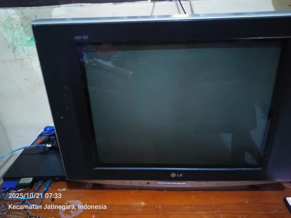 Jual tv slim 21 + ps 2 Slim hardisk