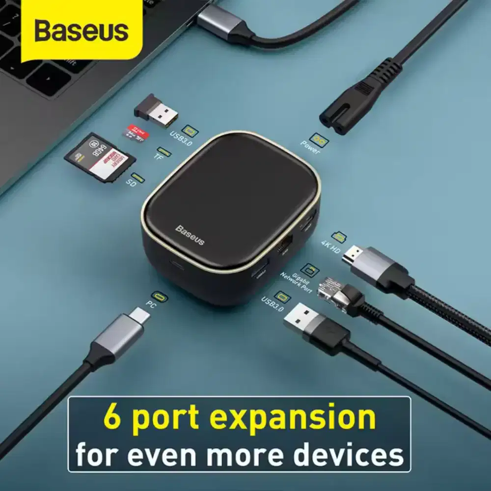Baseus Type C USB Hub Multifungsi