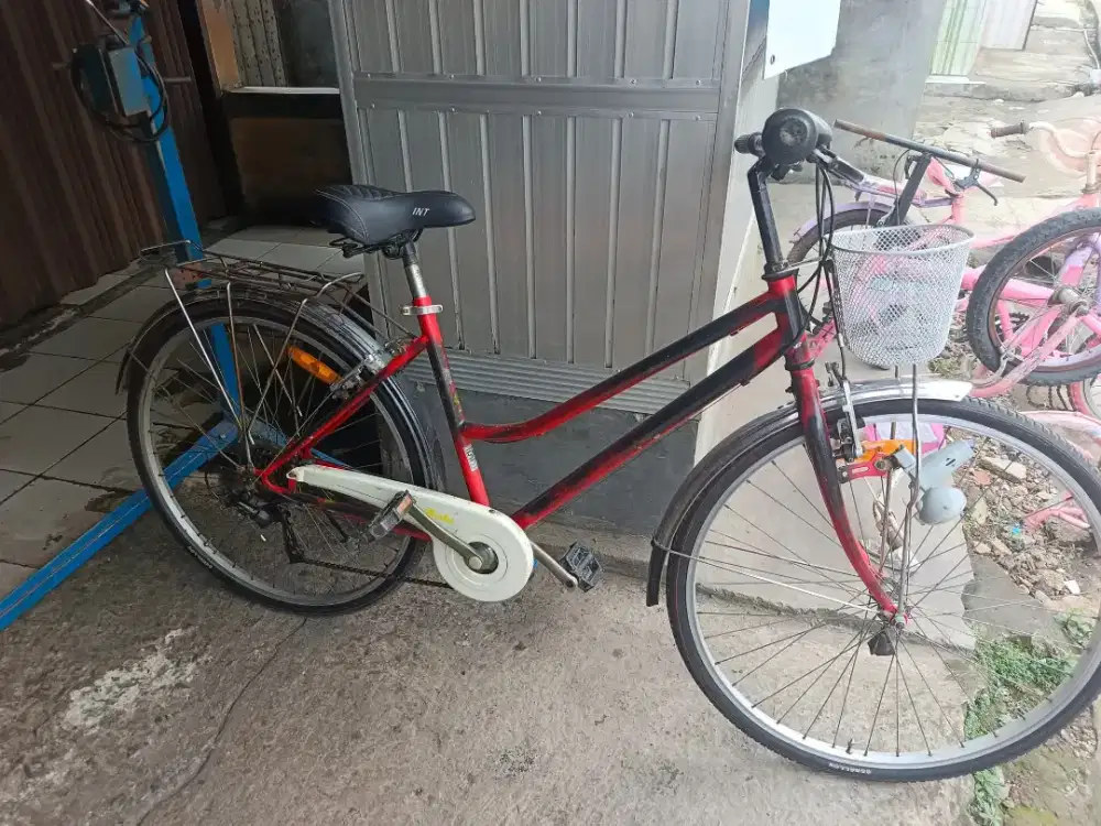 Sepeda mini keranjang dewasa size 26 bekas siap pakai
