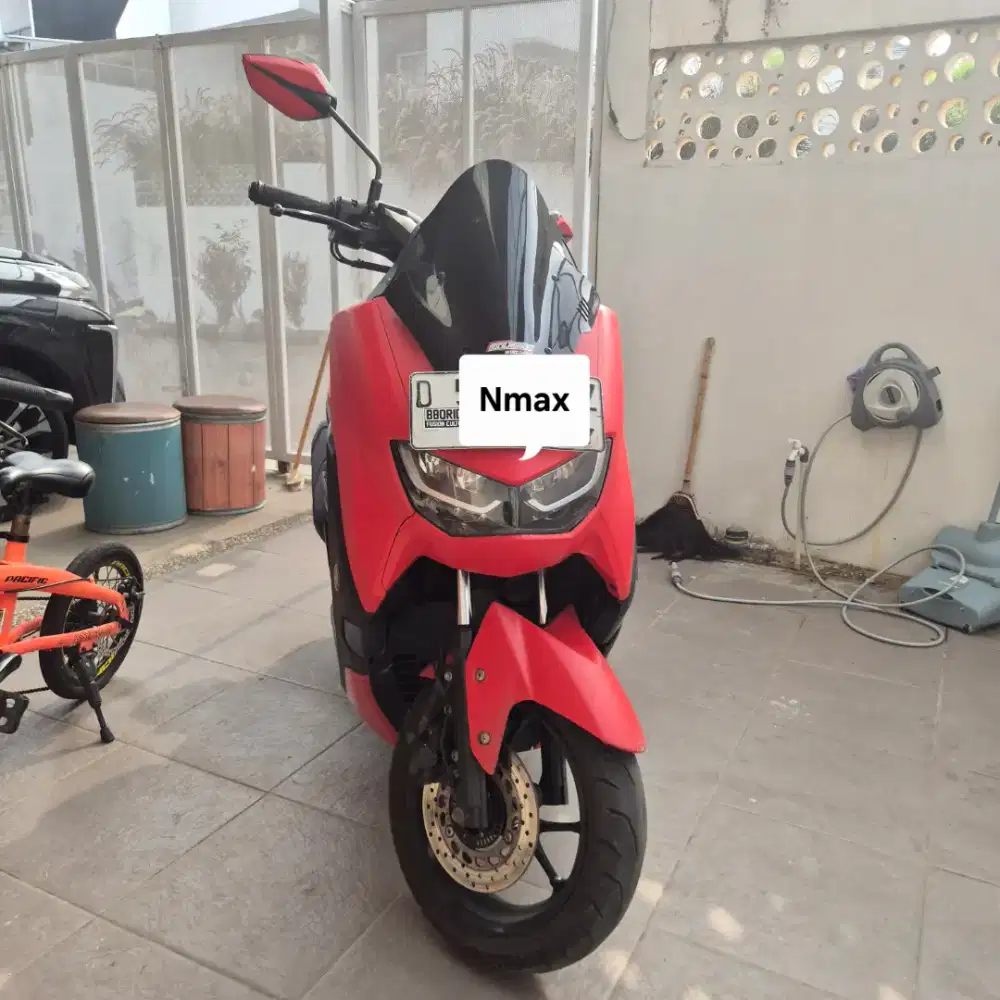 NMAX 2022 Merah Tangan Pertama Bonus Visor