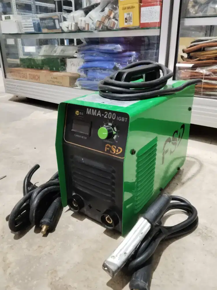 MESIN LAS BEKAS MMA 200A FSD MESIN LAS 200 AMPERE BEKAS SMAW INVERTER