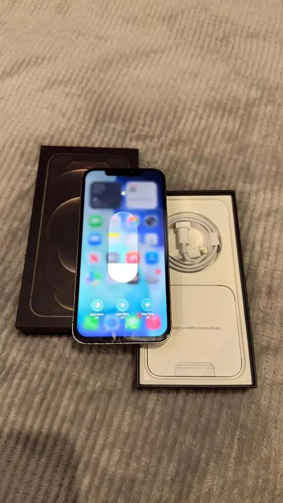 Dijual Iphone 12 Promax 128GB Gold Terdaftar Lengkap