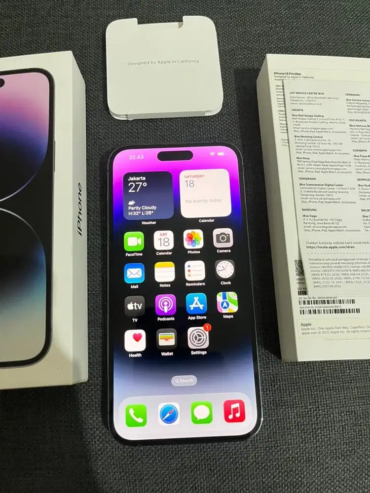 IPhone 14 Pro Max 128gb Ibox Fullset