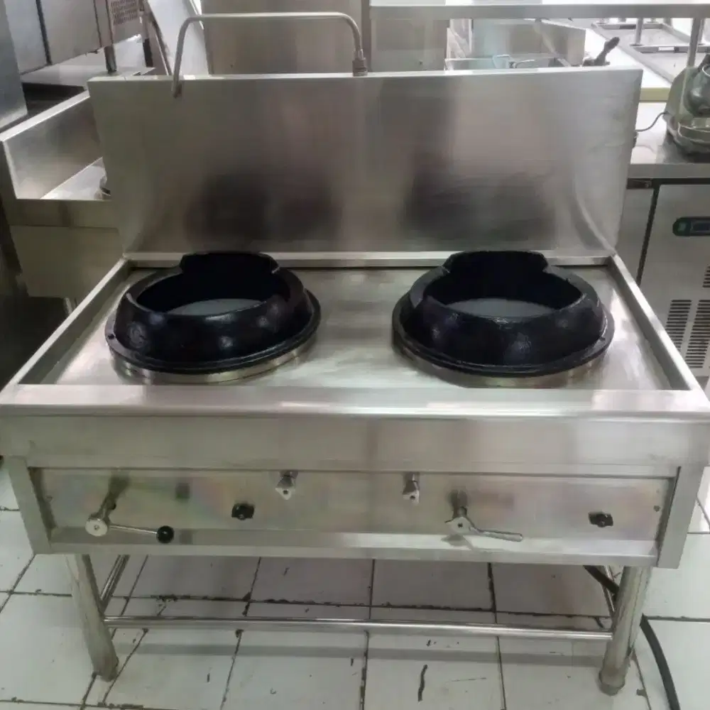 Kompor kwalirange 2 tungku Haigh pressure