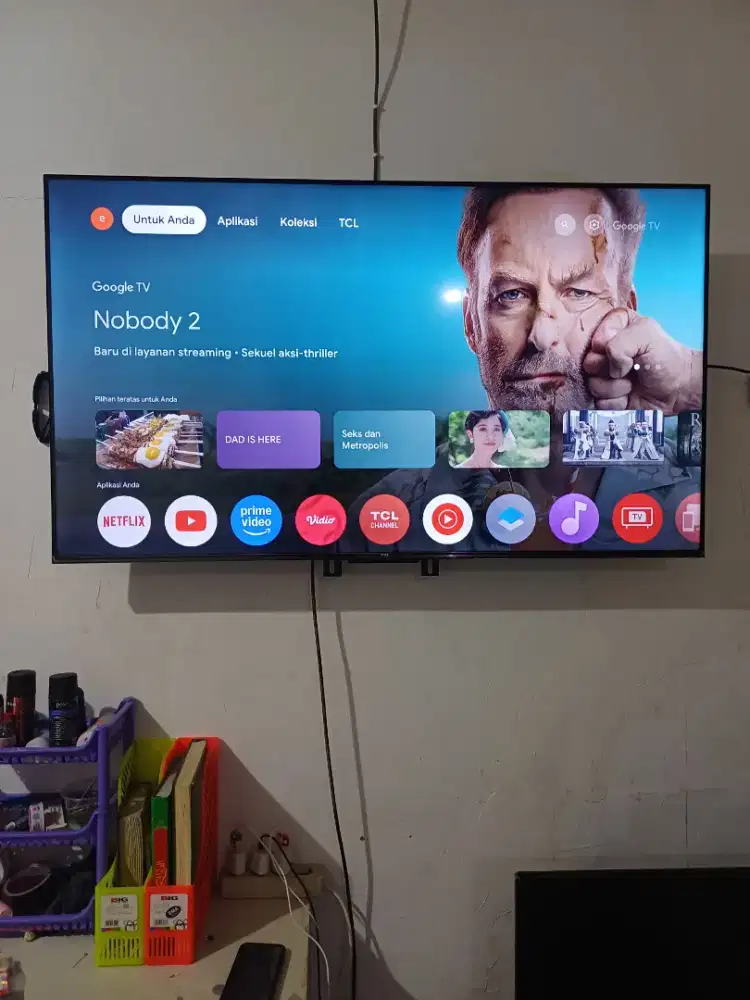 Google tv TCL 55' uhd 4k