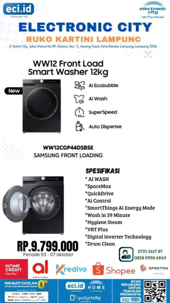 Mesin cuci samsung 12kg