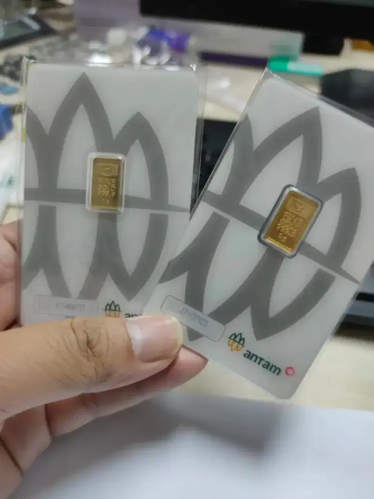 Logam mulia Antam 1 gram dan 2 gram