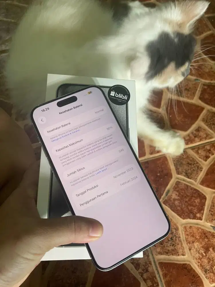 Iphone 15 promax 256 ex resmi no minus