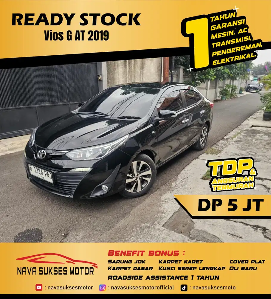 TDP 5 JUTA - VIOS G AT 2019