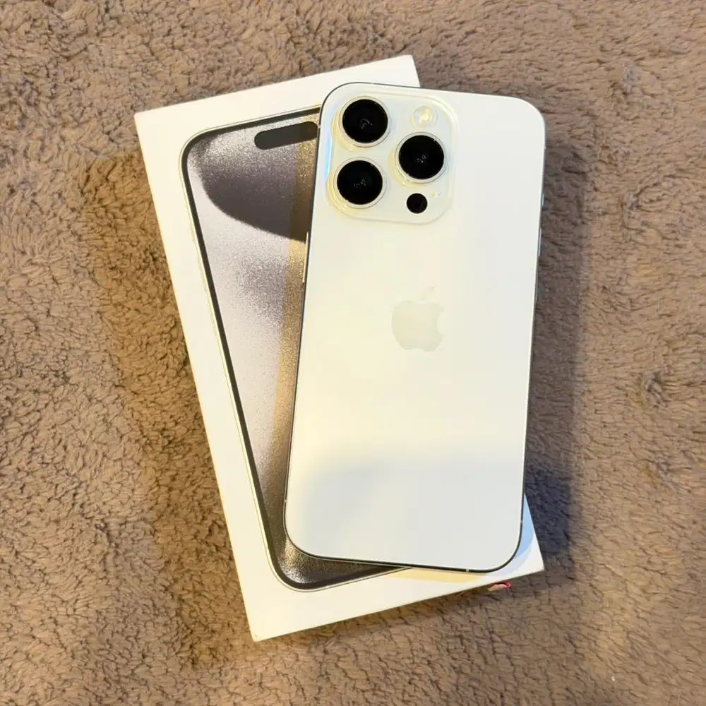IPHONE 15 PRO TITANIUM WHITE