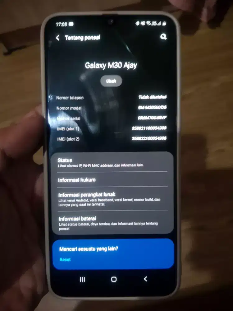 Samsung M30 4/64 TT atau BT