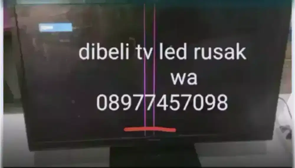 Tv led rusak dibeli
