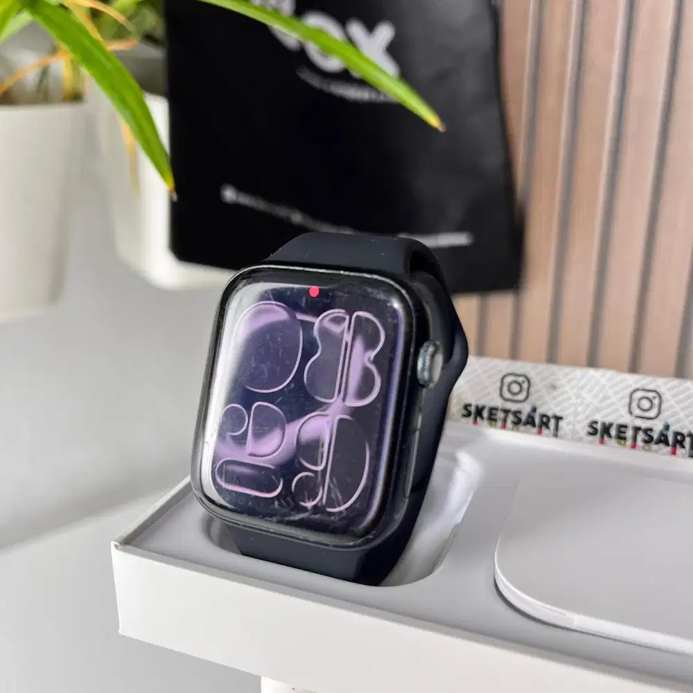 Apple Watch Series 8 45mm iBox Black iwatch Battery Health 87%