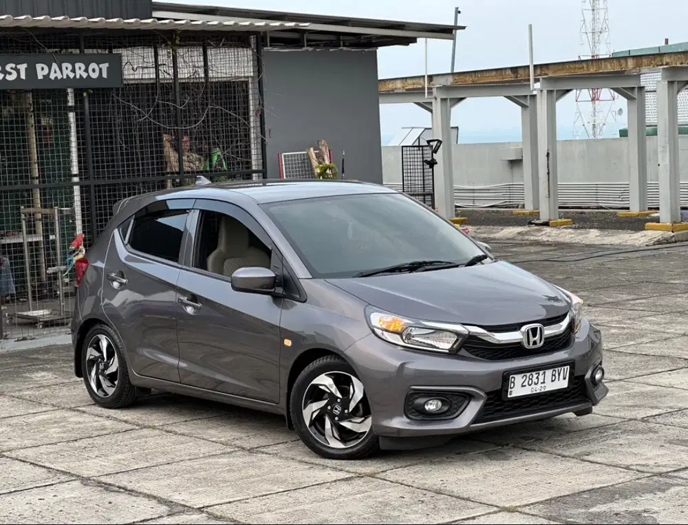 LOW ODO ! KM 18.000 PAJAK 4/2026 HONDA BRIO E CVT 2019 SUPER ANTIK