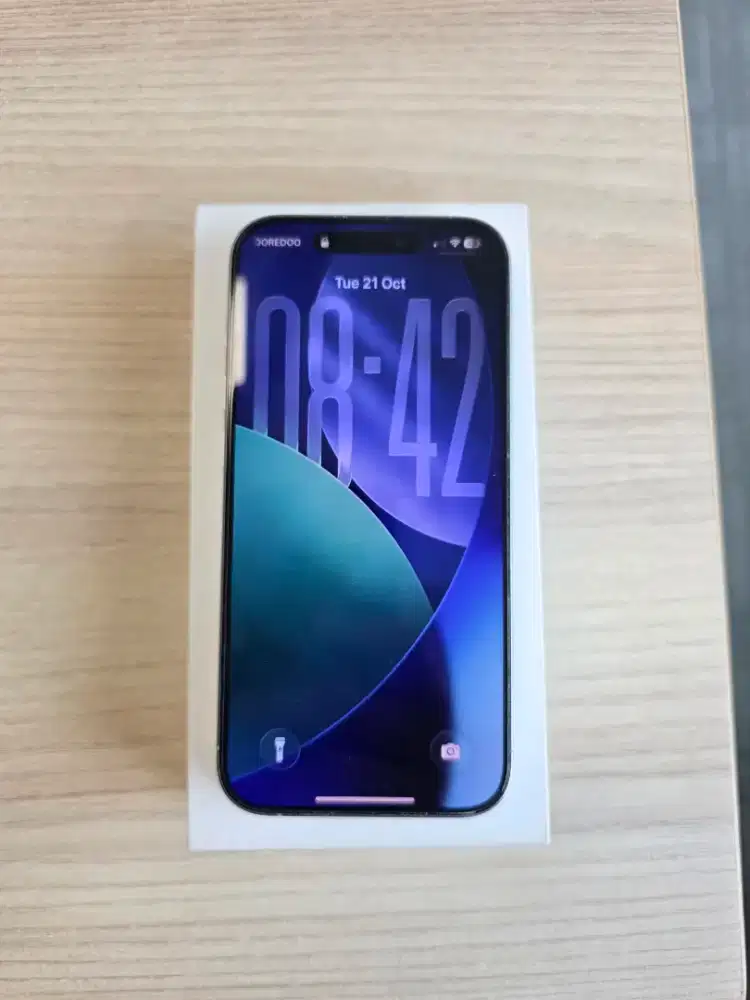 Iphone 15 pro 256gb white titanium ex ibox