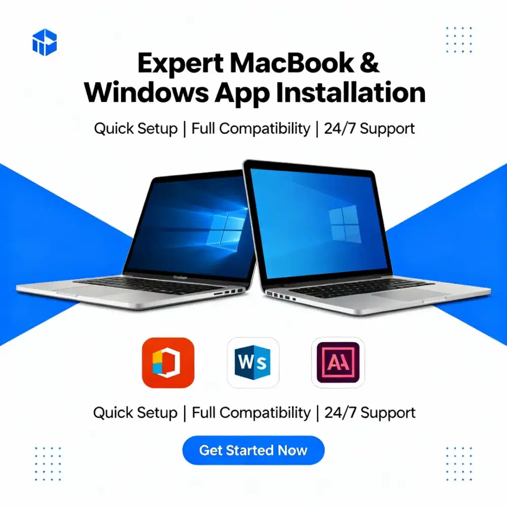 Instal aplikasi macbook dan windows panggilan