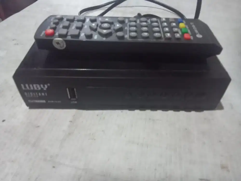 STB digital android luby mulus normal siap pakai perlengkapan  kabel