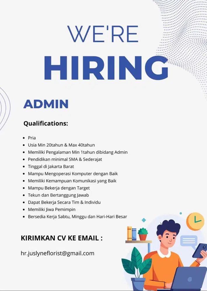 LOWONGAN KERJA ADMIN