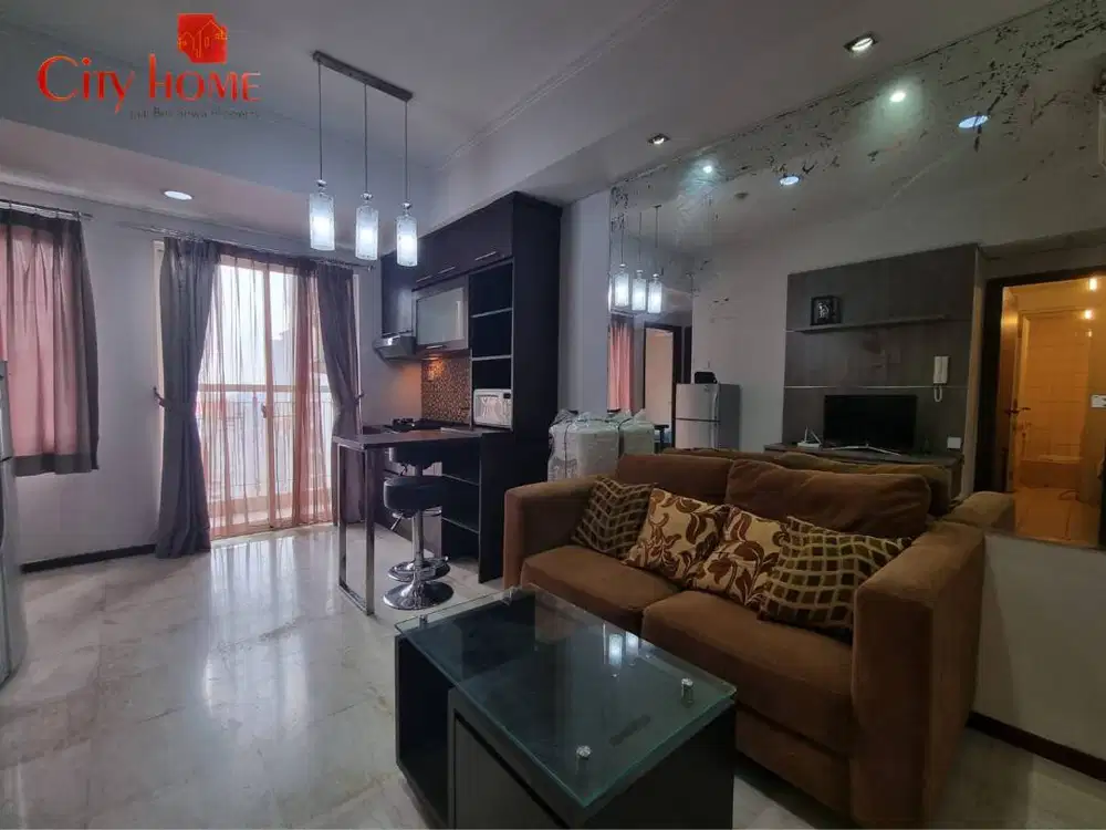 For Rent Apartemen Royal Mediterania Garden Jakarta Barat, 2BR+