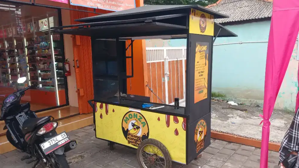 Gerobak bahan full besi