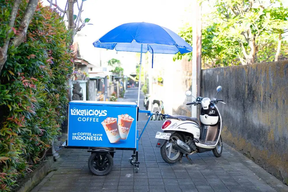 Gerobak Motor Kopi Keliling – Siap Pakai!