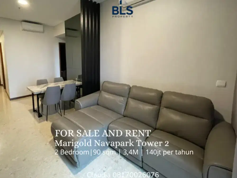 FOR SALE AND RENT Apartment Marigold Navapark 2BR