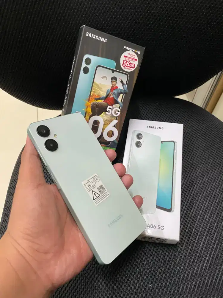 Samsung Galaxy A06 5G 6/128GB fullset (tanpa adapter)