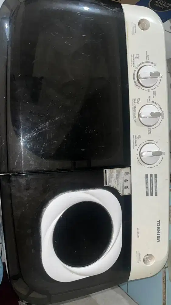 Mesin Cuci 2 Tabung TOSHIBA VH-H85MN 8 KG