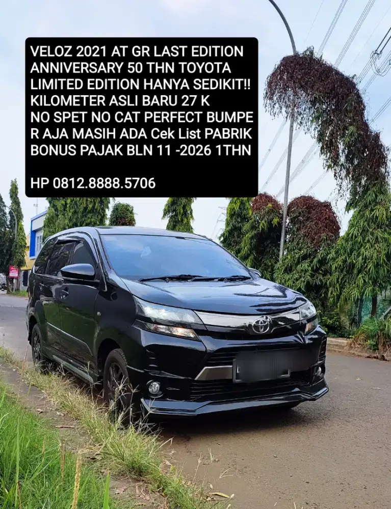 VELOZ GR 2021 AT KM BARU 27 K NO SPET NO CAT PERFECT KAYAK BARU ANTIK
