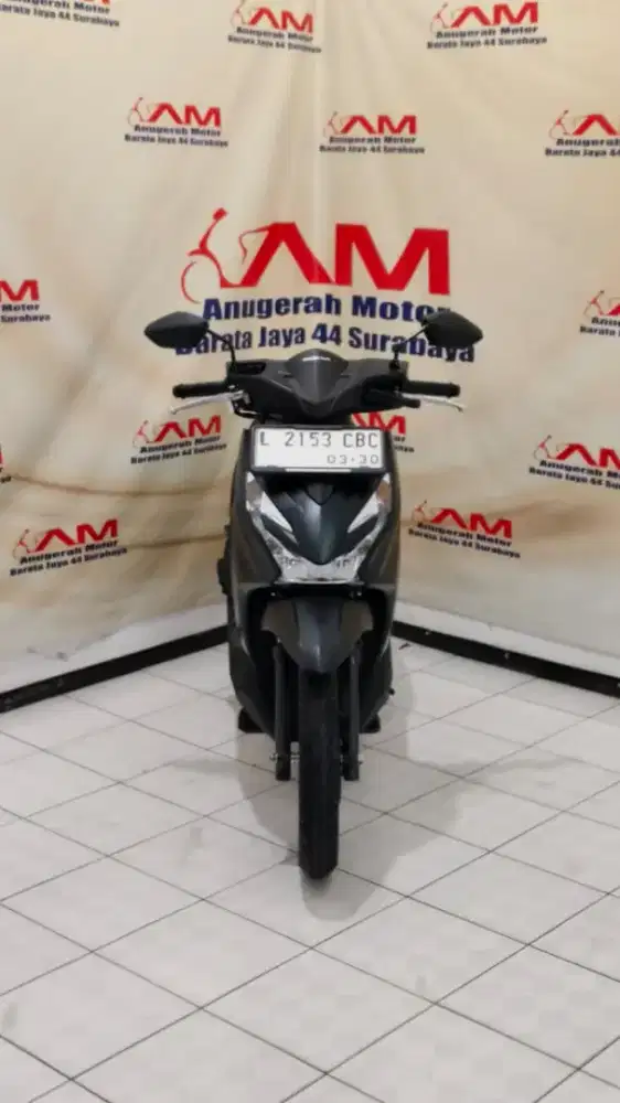 Km 2 Ribu Honda beat deluxe keyless Tahun 2025 Hitam doff