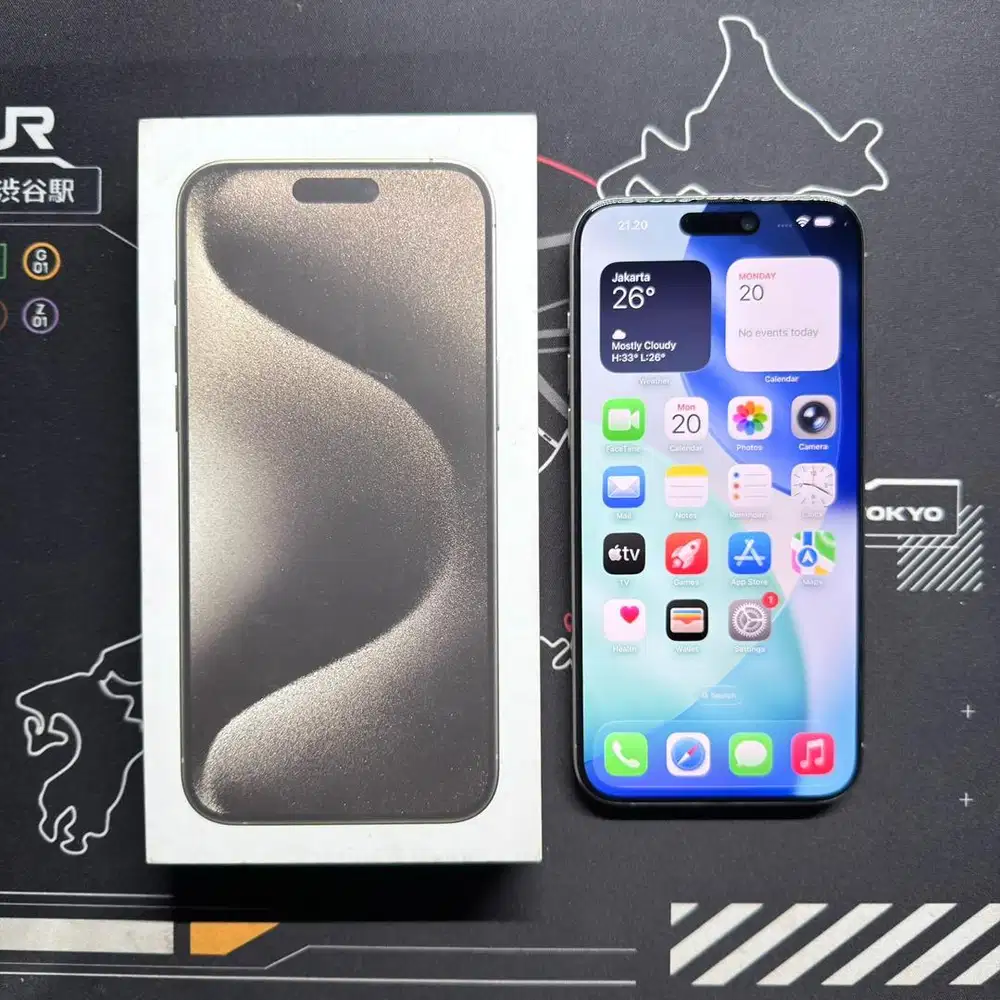 iPhone 15 Pro Max ex iBox 256Gb Natural Titanium Fullset PA/A