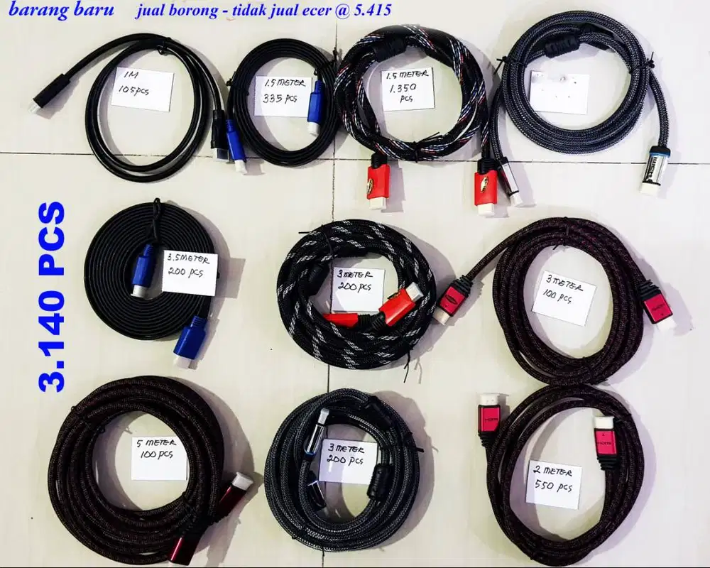 kabel hdmi 1m-5m