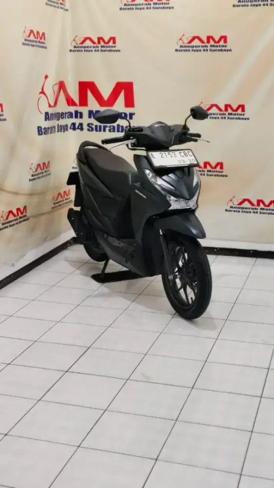 Super Km 2 Ribu Honda beat deluxe keyless Tahun 2025 Hitam doff