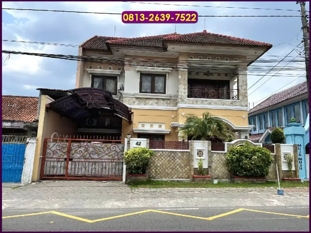 Rumah Strategis Hook jl Veteran Jogja Kota
